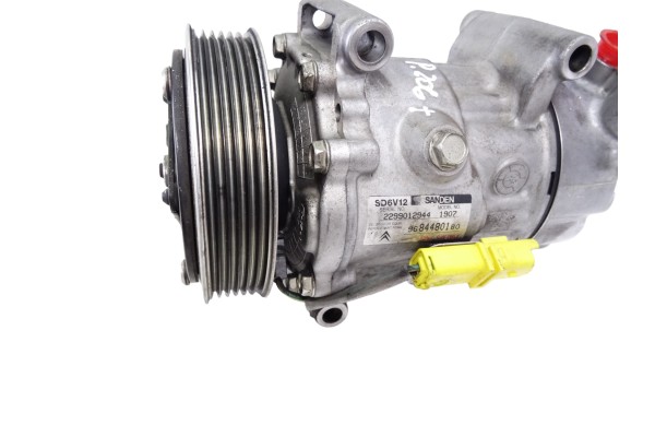Compresor aire acondicionado, Peugeot 206 + Básico 2010, 9684480180