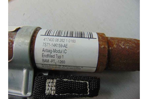 Airbag cortina delantero derecho, Ford Mondeo Berlina (CA2) Ambiente 2008, 7S71-14K159-AE