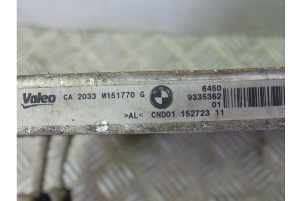 Condensador / radiador aire acondicionado, BMW Serie 3 Touring (F31) 318d 2014, 9335362 usado 5