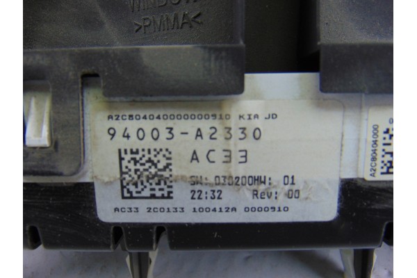 Cuadro instrumentos, Kia Ceed (Jd) Concept 2012, 94003-A2330