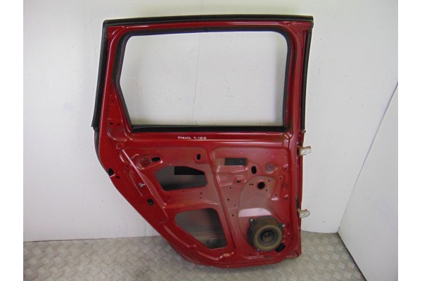 Puerta trasera izquierda, Renault Scenic Iii (Jz) Dynamique 2010, GRANATE