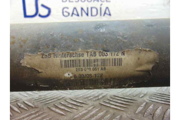 Puente trasero, Volkswagen Caddy (2K)(02.2004) Life 2005, 2K0500051AB