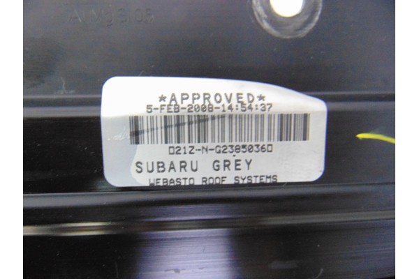 Techo electrico, Subaru Legacy Berlina (B13/BL) 2.0 D Classic 2008