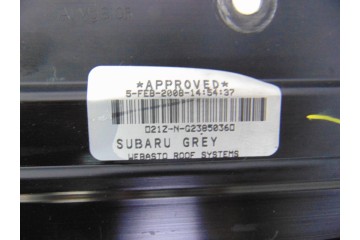 Techo electrico, Subaru Legacy Berlina (B13/BL) 2.0 D Classic 2008