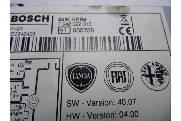 Sistema audio / radio cd, Alfa Romeo Giulietta (191) Distinctive 2013, 7642322316