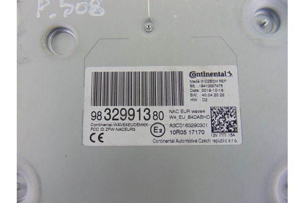 Sistema navegacion gps, Peugeot 508 GT Line 2018, 9832991380
