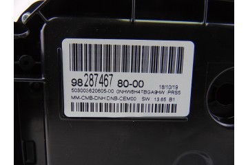 Cuadro instrumentos, Peugeot 508 GT Line 2018, 9828746780