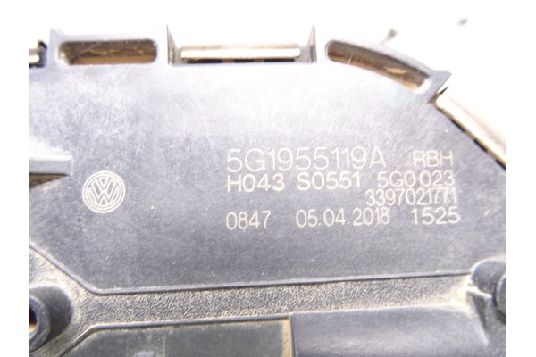 Motor limpia delantero, Volkswagen Golf Vii Berlina (BQ1/BE2) Advance 2018, 5G1955119A