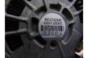 Alternador, Peugeot 407 ST Sport 2005, 9654752880