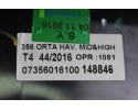 Rejilla aireadora, Fiat Ii Tipo (356) Berlina Easy 2016, 07356016100