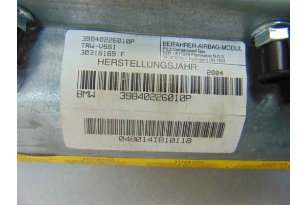 Airbag delantero derecho, BMW Serie X5 (E53) 3.0d 2004, 39840226010P usado 5