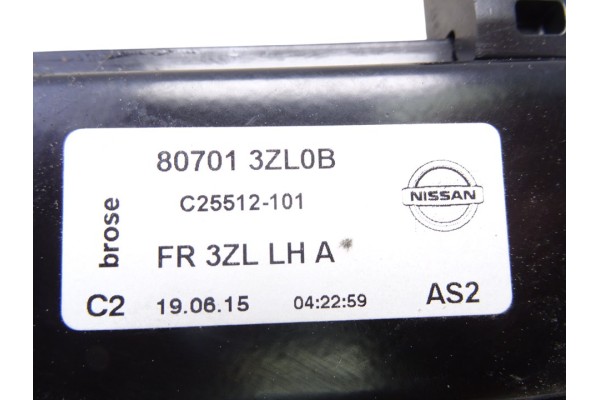 Elevalunas delantero izquierdo, Nissan Pulsar (C13M) Acenta 2015, 807013ZL0B