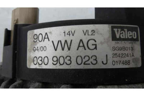 Alternador, Volkswagen Bora Berlina (1J2)(1998) Conceptline 2000, 030903023J