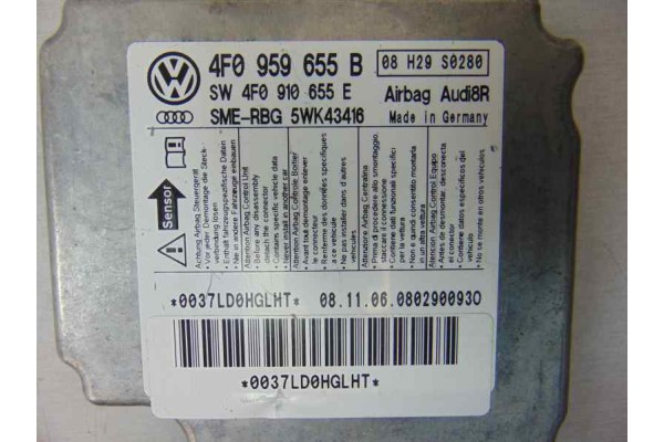 Centralita airbag, Audi A6 Avant (4F5) 2.7 TDI, 4F0959655B usado 5