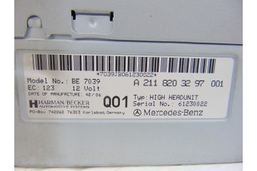 Sistema navegacion gps, Mercedes-benz Cls (Bm 219) 350 Cgi (219.357) 2006, A2118203297