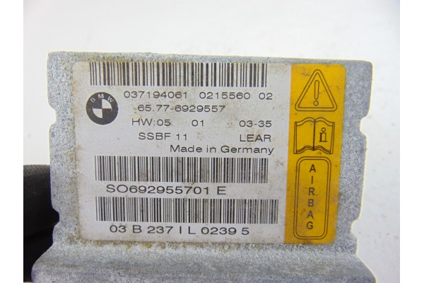 Centralita airbag, BMW Serie 7 (E65/E66) 740d 2007, 6229557 usado 5