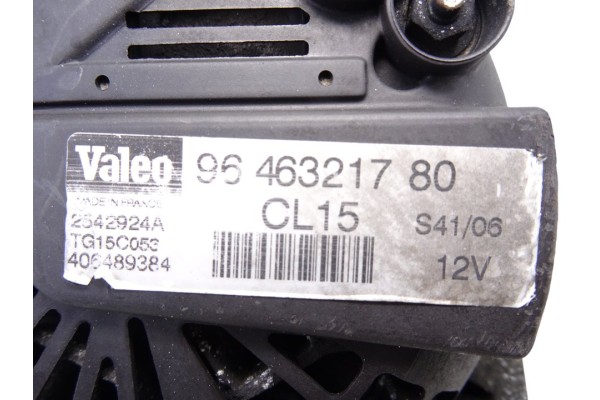 Alternador, Citroen C4 Berlina Collection 2006, 9646321780 usado 5