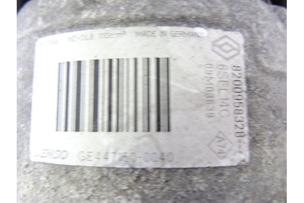 Compresor aire acondicionado, Renault Scenic Iii (Jz) Dynamique 2010, 8200958328