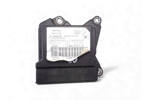 Centralita airbag, Citroen C3 Live Edition 2016, 9803832380 usado 5