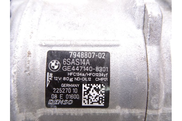 Compresor aire acondicionado, BMW Serie X4 (G02) M40 I 2021, 7948807 usado 5