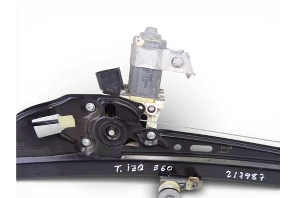 Elevalunas trasero izquierdo, BMW Serie 5 Berlina (E60) 525xi 2005 usado 5