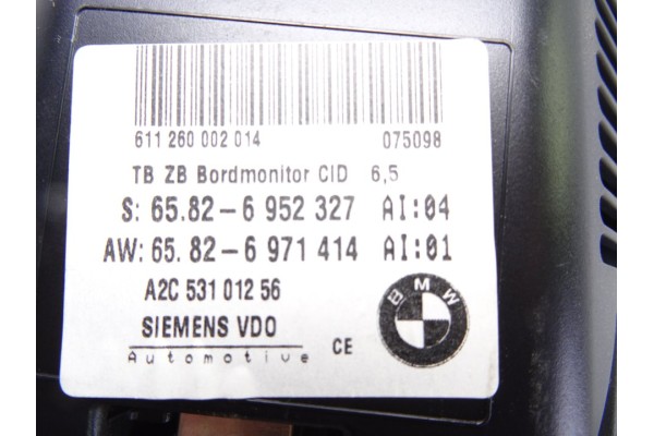 Pantalla multifuncion, BMW Serie 5 Berlina (E60) 525xi 2005, 6952327 usado 5