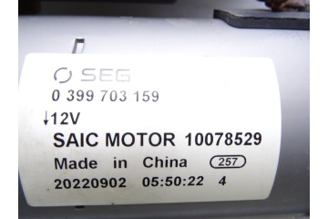 Motor arranque, Mg Hs Luxury 2023, 10078529