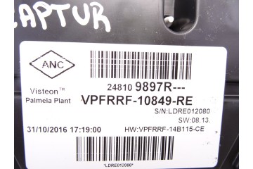 Cuadro instrumentos, Renault Captur I Adventure 2016, 248109897R