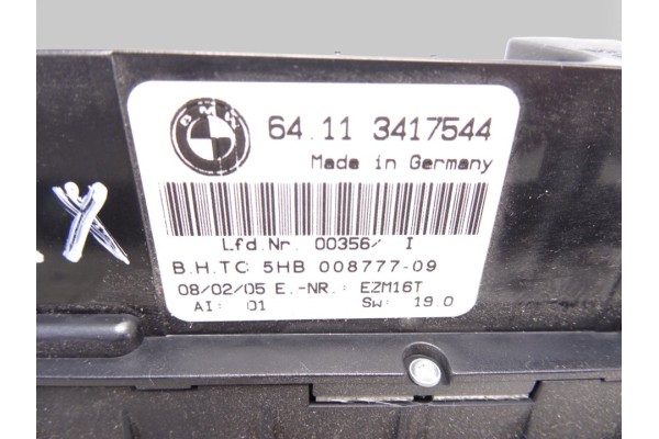 Mando climatizador, BMW Serie X3 (E83) 3.0d 2005, 3417544 usado 5