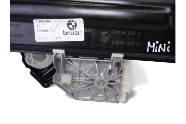 Elevalunas delantero derecho, Mini Mini 3P (F56) Cooper SD 2014, 7296442 usado 5