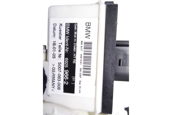 Elevalunas trasero derecho, BMW Serie X3 (E83) 3.0d 2005, 6925966 usado 5