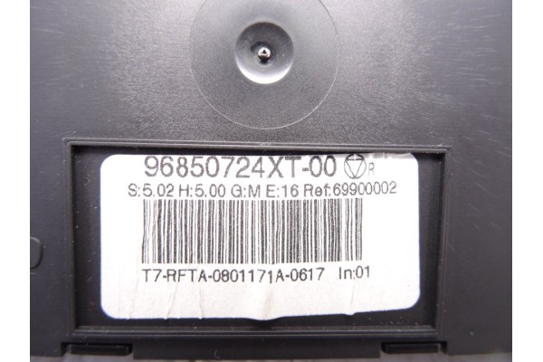 Mando climatizador, Peugeot 308 Confort 2008, 96850724XT