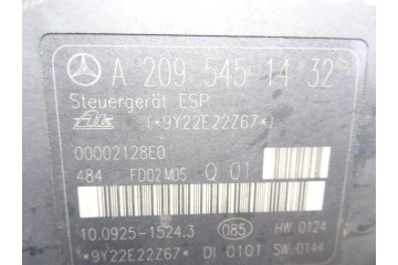 Abs, Mercedes-benz Clase C (Bm 203) Sportcoupe C 200 Compressor (203.742) 2002, A0044315412