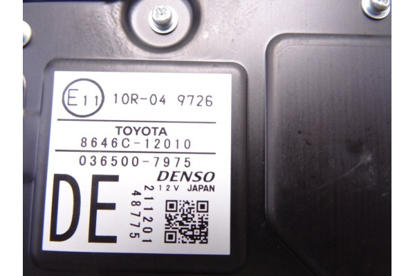 Camara vision frontal, Toyota Corolla (E21) Hybrid Active 2022, 8646C12010