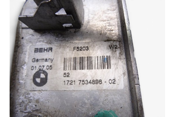 Enfriador aceite motor, BMW Serie 5 Berlina (E60) 525xi 2005, 7534896 usado 5