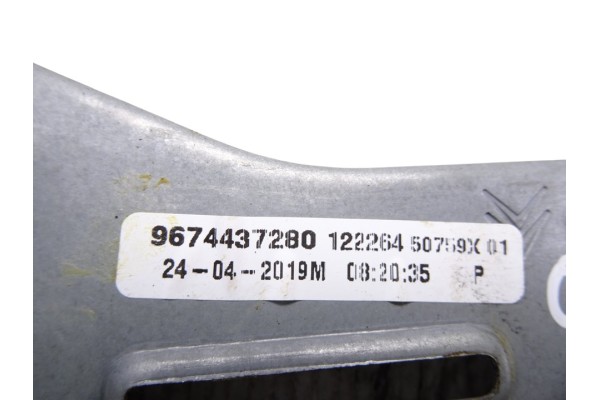 Elevalunas trasero derecho, Citroen C-elysée Feel 2019, 9674437280 usado 5