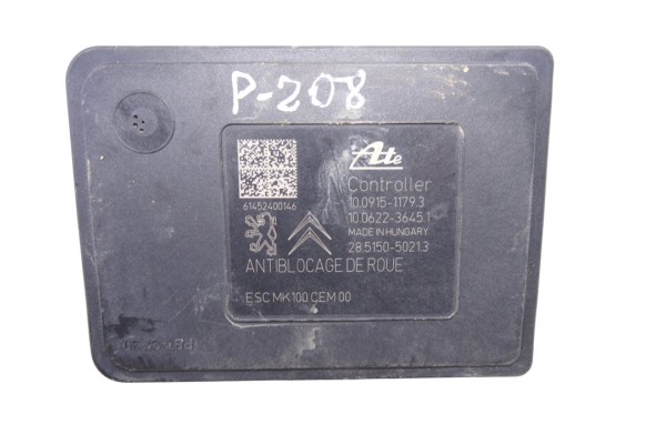Abs, Peugeot 208 Style 2014, 9806891780