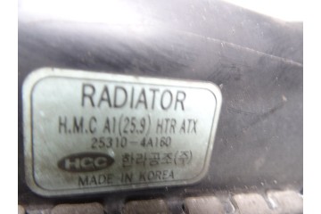 Radiador agua, Hyundai H-1 Starex () 2.5 Crdi 2005, 253104A160