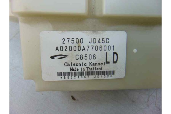Mando climatizador, Nissan Qashqai (J10) Acenta 2008, 27500JD45C