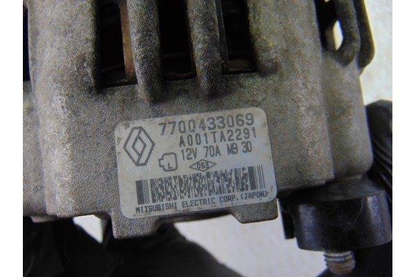 Alternador, Renault Clio Ii Fase I (B/CB0) 1.2 2000, 7700433069