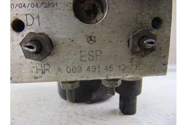 Abs, Mercedes-benz Clase a (Bm 168) 170 Cdi (168.008) 2000, A0034314512