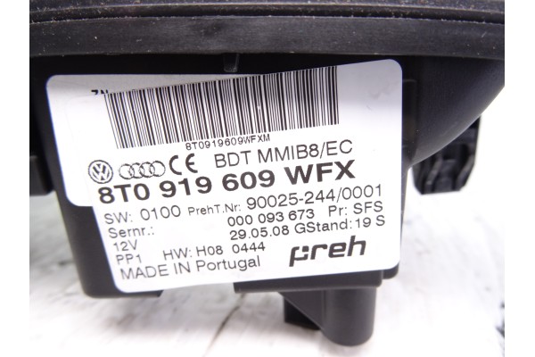 8T0919609  SISTEMA NAVEGACION GPS AUDI A5 COUPE (8T) 2.7 TDI 2008 8T0919609 207607 AUDI - 2