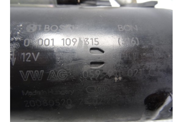 059911021C  MOTOR ARRANQUE AUDI A5 COUPE (8T) 2.7 TDI 2008 059911021C 207679 AUDI - 2