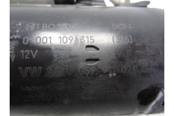 059911021C  MOTOR ARRANQUE AUDI A5 COUPE (8T) 2.7 TDI 2008 059911021C 207679 AUDI - 2