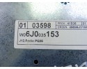 Sistema audio / radio cd, Seat Ibiza Berlina (6J5) Ecomotive 2009, 6J0035153