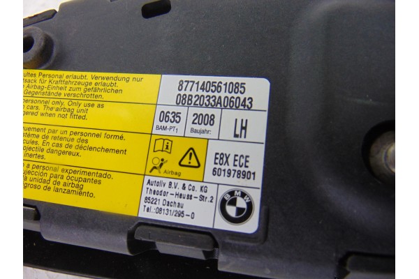 Airbag lateral delantero izquierdo, BMW Serie 1 Berlina (E81/E87) 118d 2009, Asiento usado 6