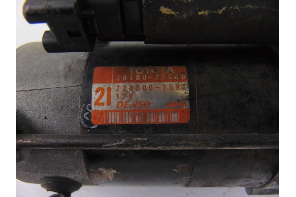 Motor arranque, Toyota Celica (T23) 1.8 2001, 28100-22030
