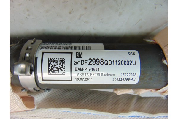 Airbag cortina delantero izquierdo, Opel Insignia Berlina Cosmo 2011 usado 6