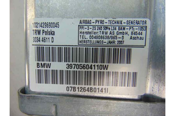 Airbag delantero derecho, BMW Serie X3 (E83) 2.0d 2007, 30344611D usado 6