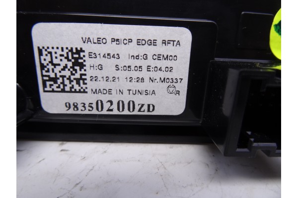 Mando multifuncion, Peugeot 308 (P5) Active Pack 2022, 98350200ZD